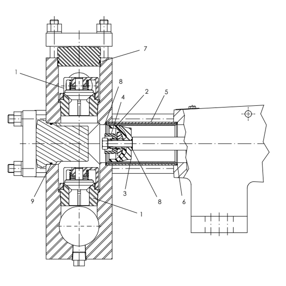 Fluid Pump 120 GPM Fluid End components for DW 4020 M1