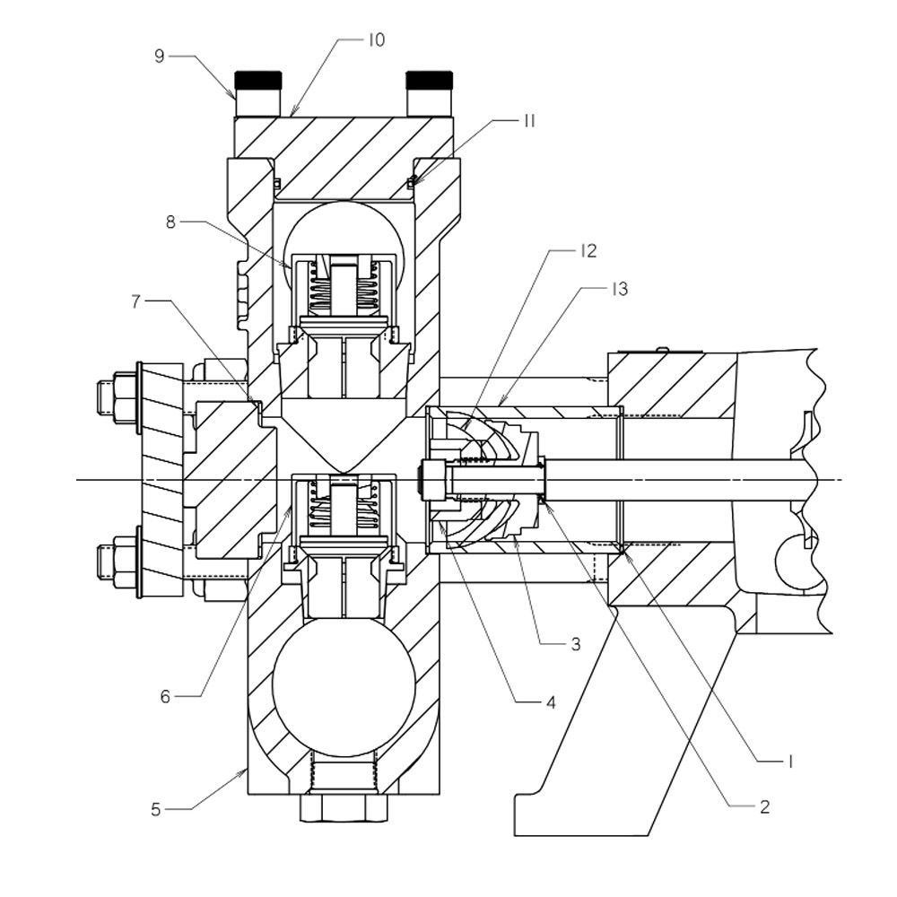 FMC Fluid Pump (Fluid End ) components for DW 3020