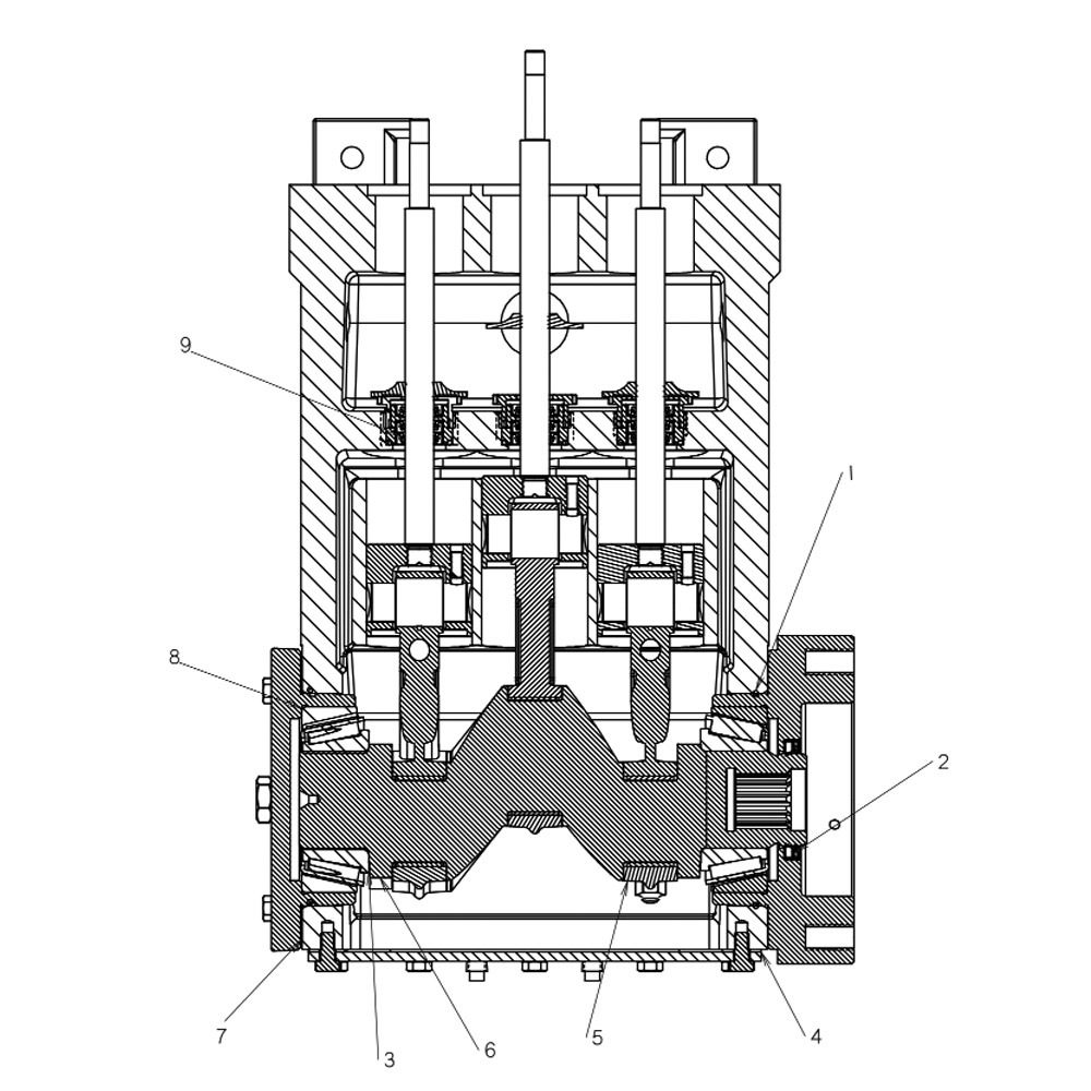 FMC Fluid Pump (Power End ) components for DW 3020