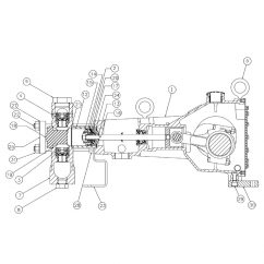 FMC Pump components inside for Vermeer D24x40 S2