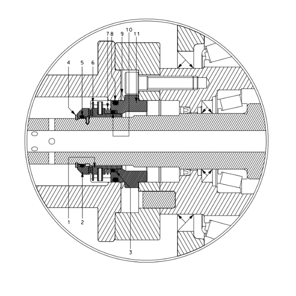 Internal Water Swivel Mud Pump for DW AT2720