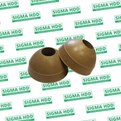 Piston cup 2.25" abrasive service supergold for Kerr KM-3250PT/3300PT/T30MMPT (KM-260G-225)