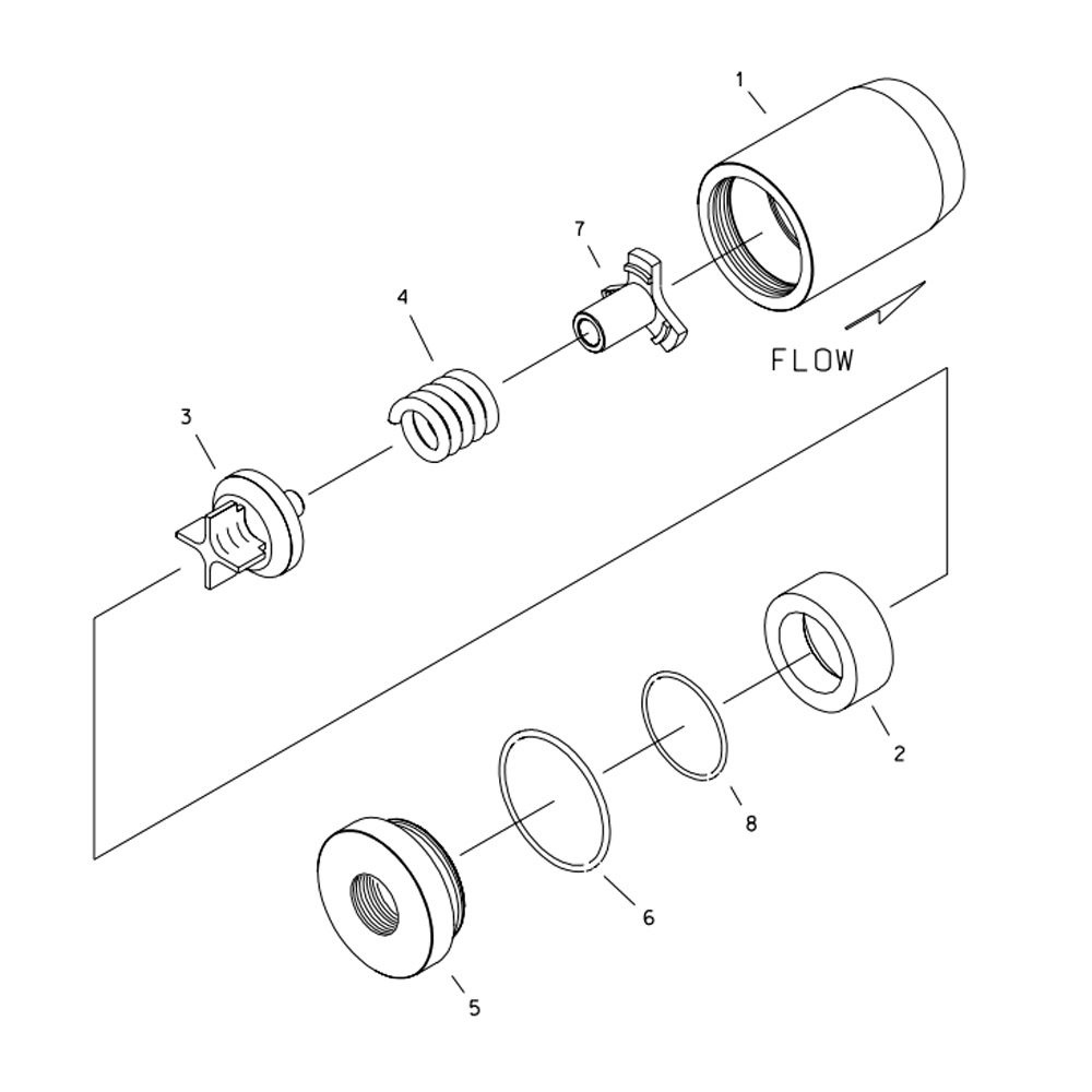 MUD Check vavle components for DW 4020