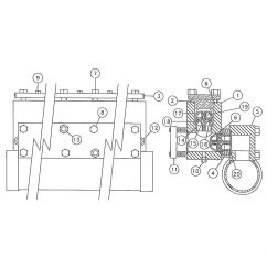 Water Pump fluid end components Aplex SC-115L for Vermeer 50х100/80x100