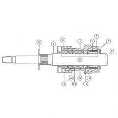 Water Pump plunger components Aplex SC-115L for Vermeer 50х100/80x100