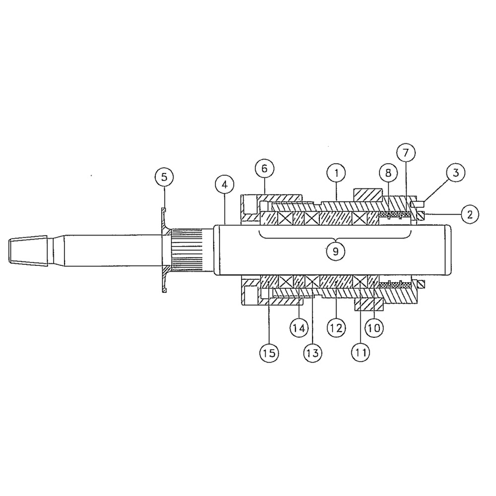 Water Pump plunger components Aplex SC-115L for Vermeer 50х100/80x100
