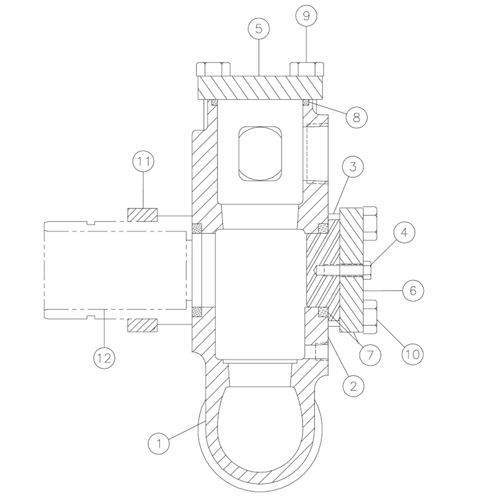 Water Pump-50 GPM APLEX Components-Fluid End for Vermeer 36х50