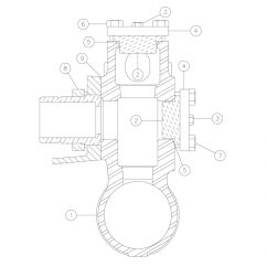 Water Pump-70 GPM APLEX Components-Fluid End for Vermeer 36х50
