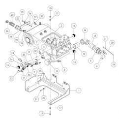 Water Pump-70 GPM APLEX Components for Vermeer 36х50