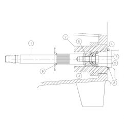 Water Pump-70 GPM APLEX Components-Piston for Vermeer 36х50