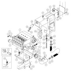 Water Pump Assembly - 150 Gal. (SC115L) - SN119-224 for D80x100