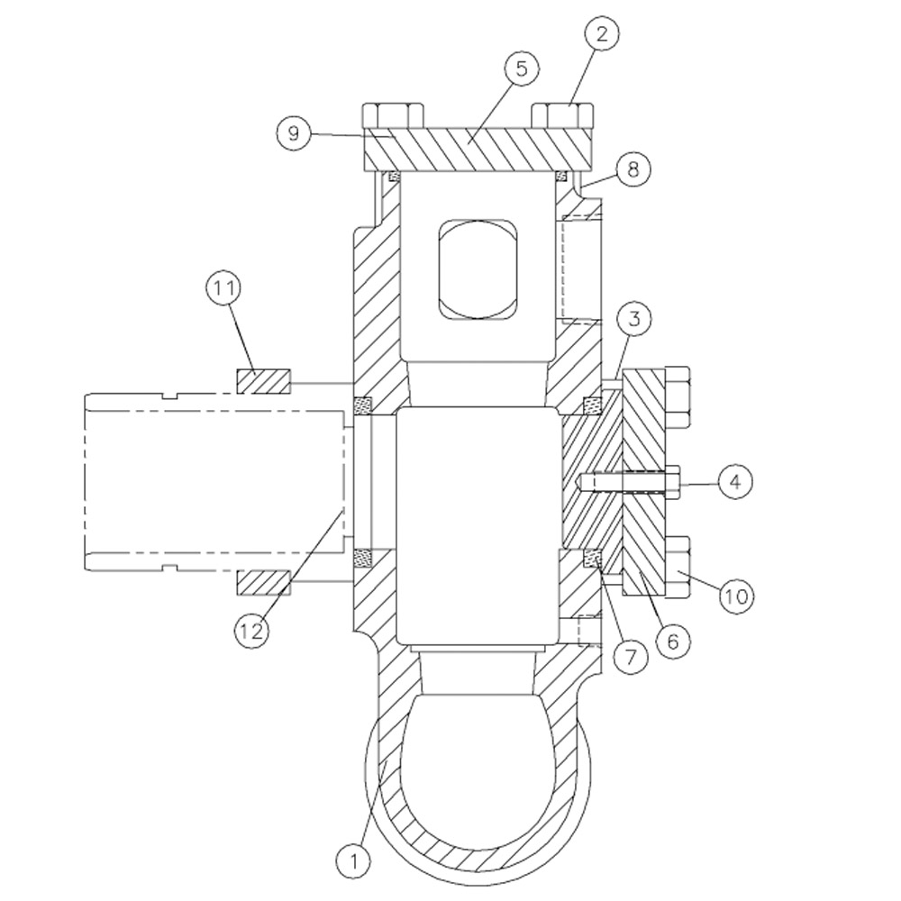 Water Pump-Fluid End-50 GPM Aplex for Vermeer D24x40 S2