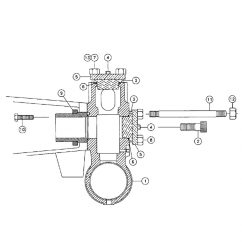 Water Pump Fluid End Components - 150 Gal. (SC115L) for D80x100