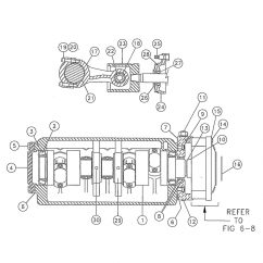 Water Pump inside components aplex SC-115L for Vermeer 50х100/80x100