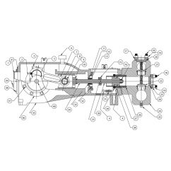 Water Pump Power/Fluid Ends Components - 200 Gal. (KA-5500PT) for 80x100/100x120/130х150