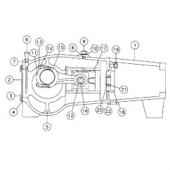 Water Pump Power Frame Components - 150 Gal. (SC115L) for D80x100